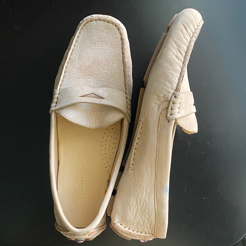 Cole Haan Women’s Light Beige Penny Loafers - Picture 6 of 8